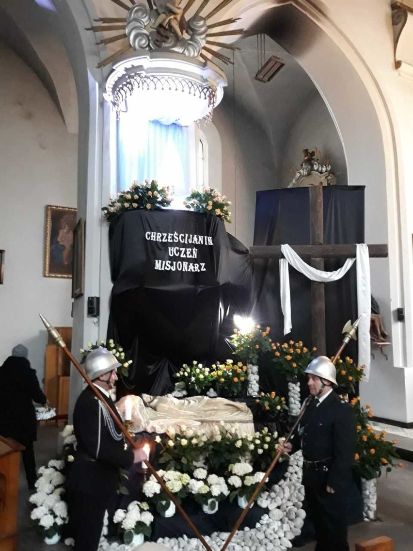 Grób Pański w kościele świętego Mikołaja w Warcie