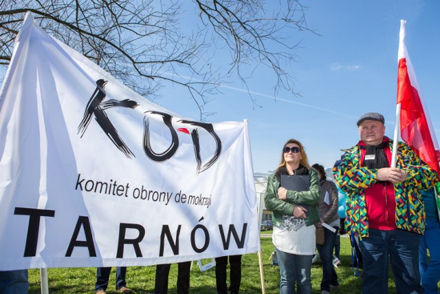 Demonstracja KOD w Tarnowie.