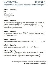 MATURA 2012: Testy z matematyki