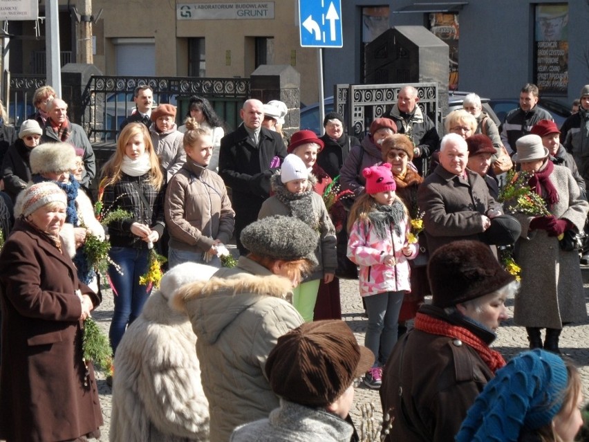 Procesja z palmami z parafii św. Jacka w Bytomiu