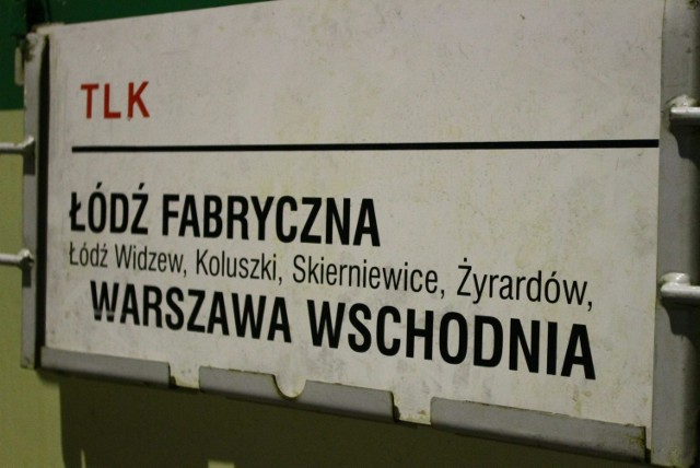 Pociągi do Warszawy po zamknięciu dworca Fabrycznego ruszają z Łodzi Kaliskiej