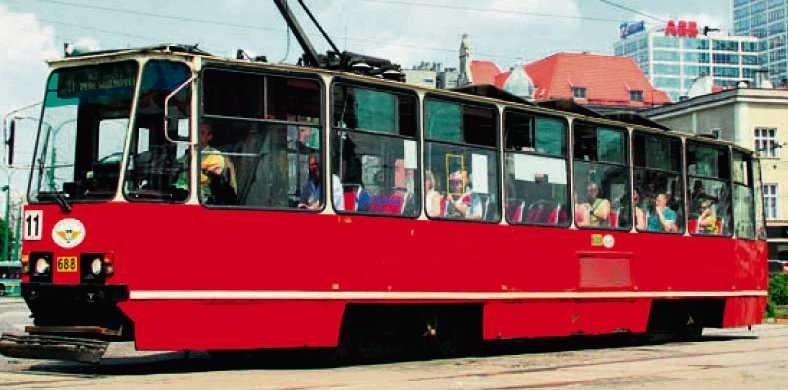 W naszym regionie po torach jeździ najwięcej tramwajów typu...