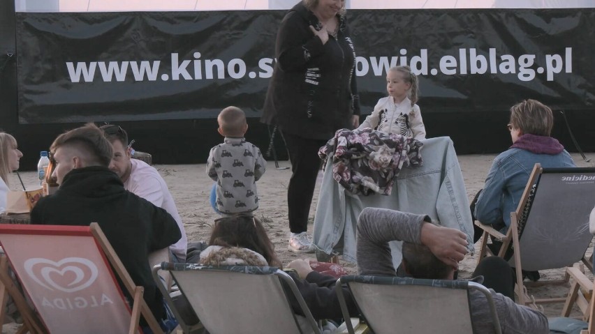 Kino na plaży we Fromborku