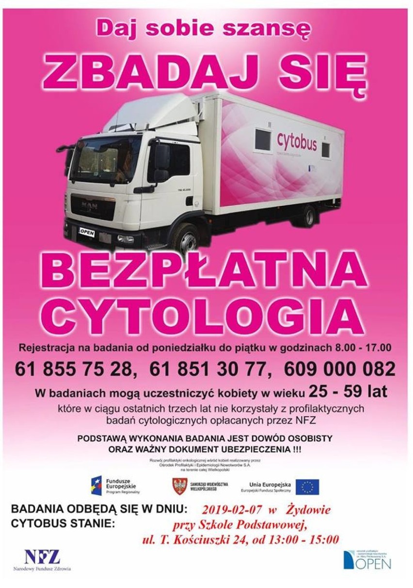 Mieszkanki gminy Czerniejewo mogą skorzystać z bezpłatnej mammografii i cytologii. Trwają zapisy 
