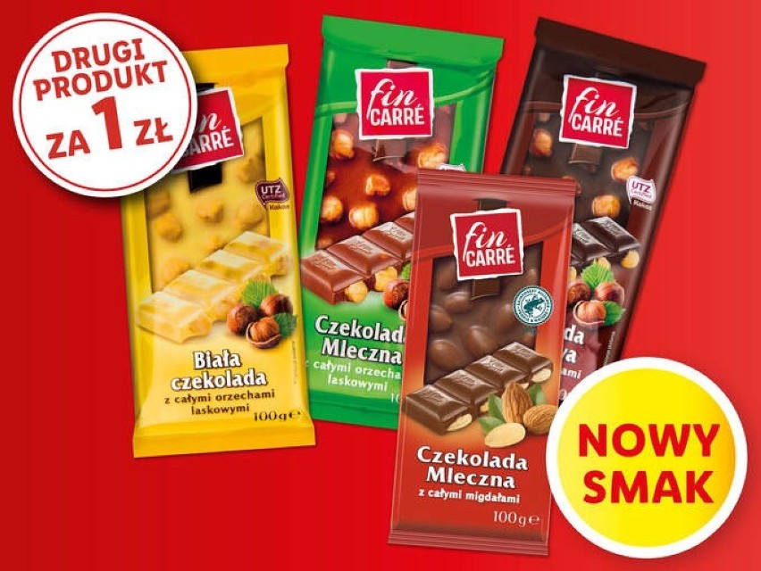 Lidl

FIN CARRÉ Czekolada, z certyfikatem UTZ/RFA
DRUGI...