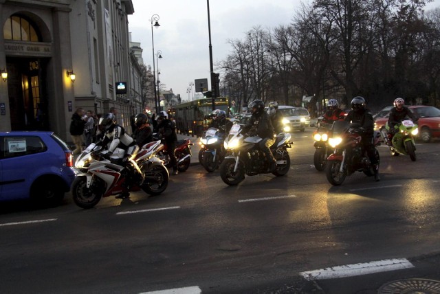 Motocykliści chcieli jeszcze raz przypomnieć o likwidowanym Torze Lublin