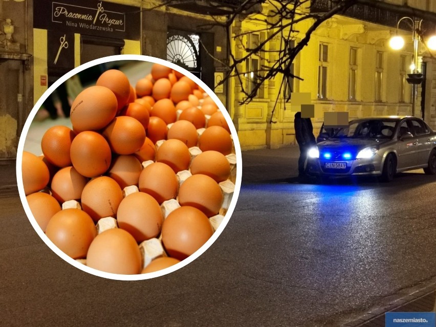 Jeździli po Włocławku i rzucali jajkami w ludzi oraz samochody! [zdjęcia]