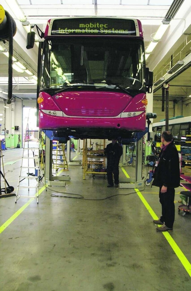 Słupska Scania produkuje autobusy miejskie i turystyczne