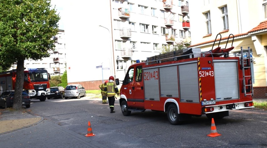 Interwencja strażaków w Sławnie