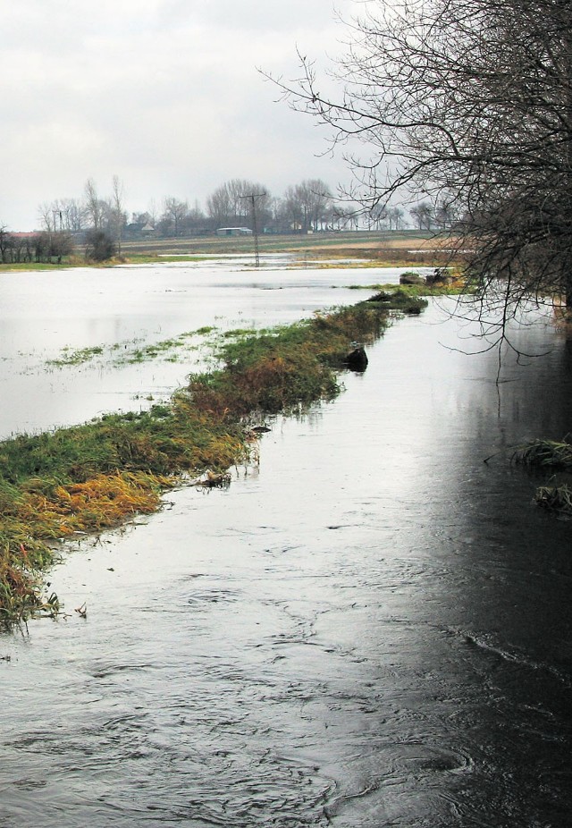 Po roztopach podnosi się poziom wody w rzekach.