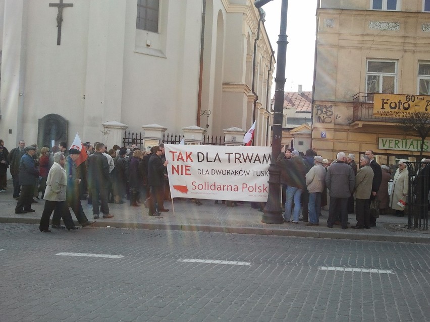 Marsz w obronie TV Trwam w Lublinie