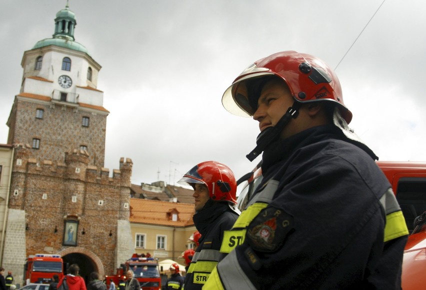 Pożar w kamienicy przy ul. Fabrycznej