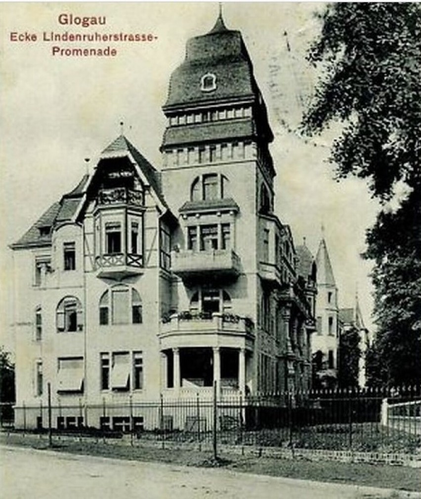 1910 , Róg Daszyńskiego i Budowlanych, willa z hełmem