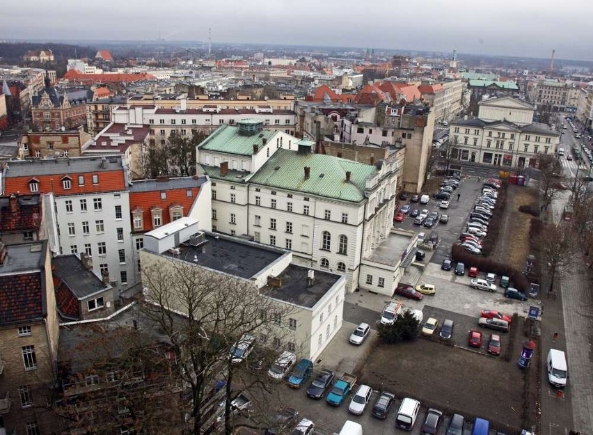 Poznań: Widok z dachu Okrąglaka [ZDJĘCIA, FILM]