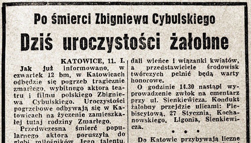 "Dziennik Zachodni" pisał w  1967 roku...