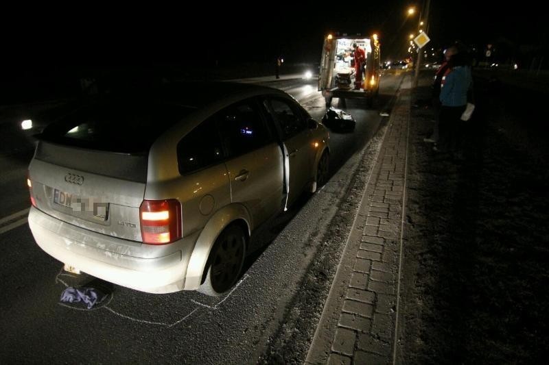 Wrocław: Wypadek na Maślicach. Pieszy nie żyje