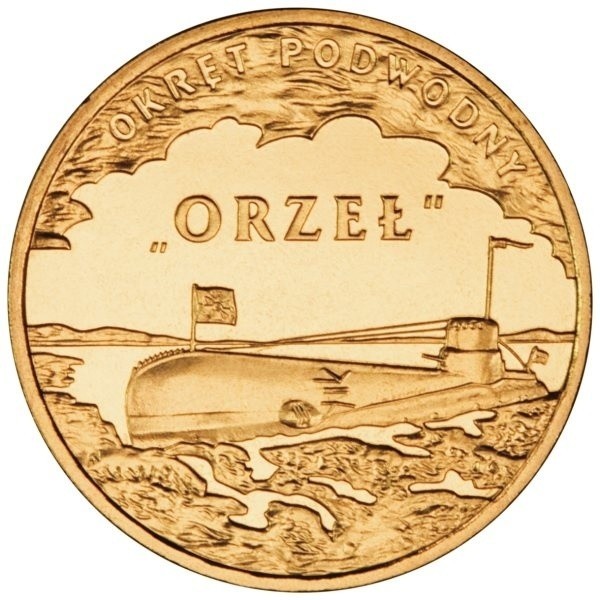 Druga moneta NBP z nowej serii &quot;Polskie okręty&quot; od dziś w obiegu. W weekend jej wodowanie w Gdyni