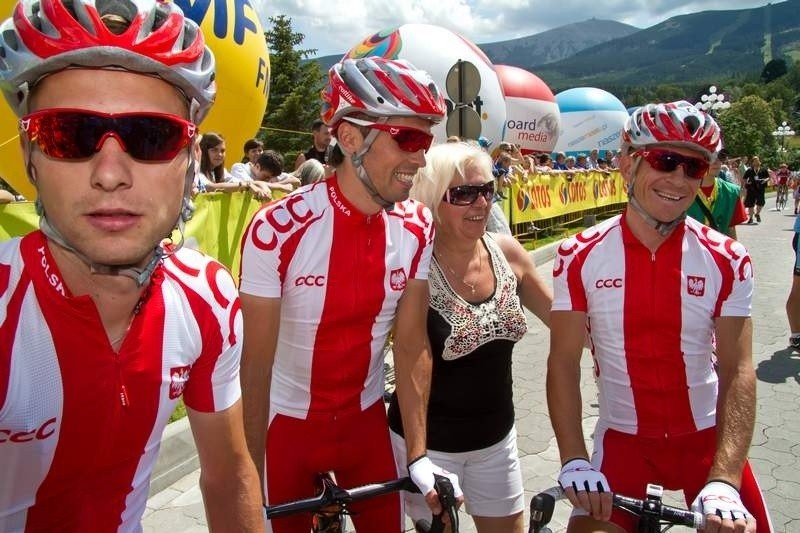 Tour de Pologne: Kolarska Liga Mistrzów jechaa z Karpacza do Jeleniej Góry (ZDJĘCIA)