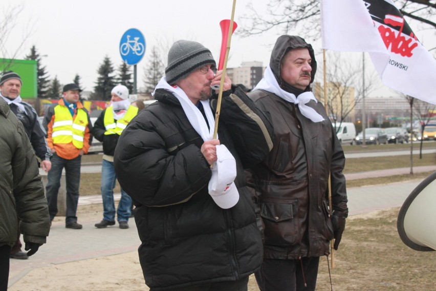 Strajk na Śląsku: Pikieta w Jastrzębiu-Zdroju [ZOBACZ ZDJĘCIA]