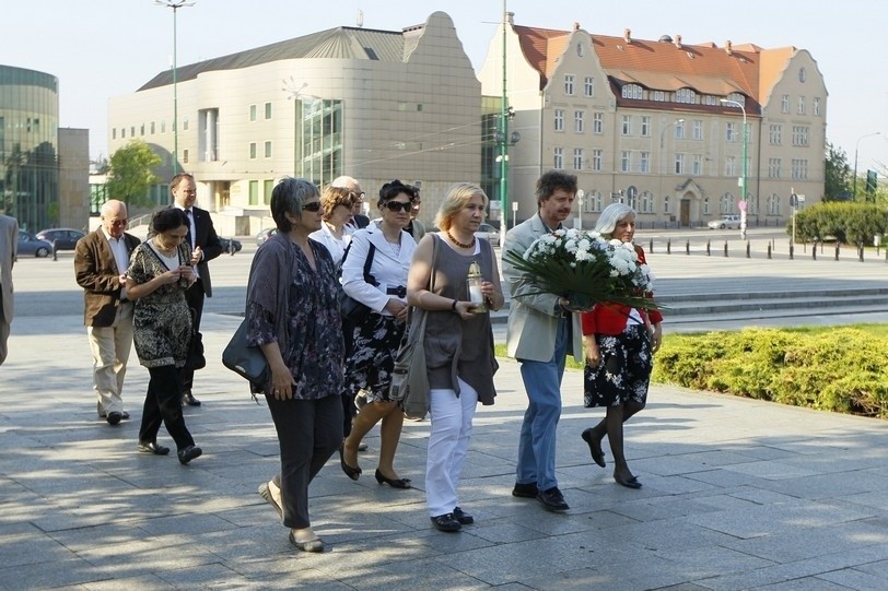 Władze wielkopolskiej "S" złożyły kwiaty pod Pomnikiem...