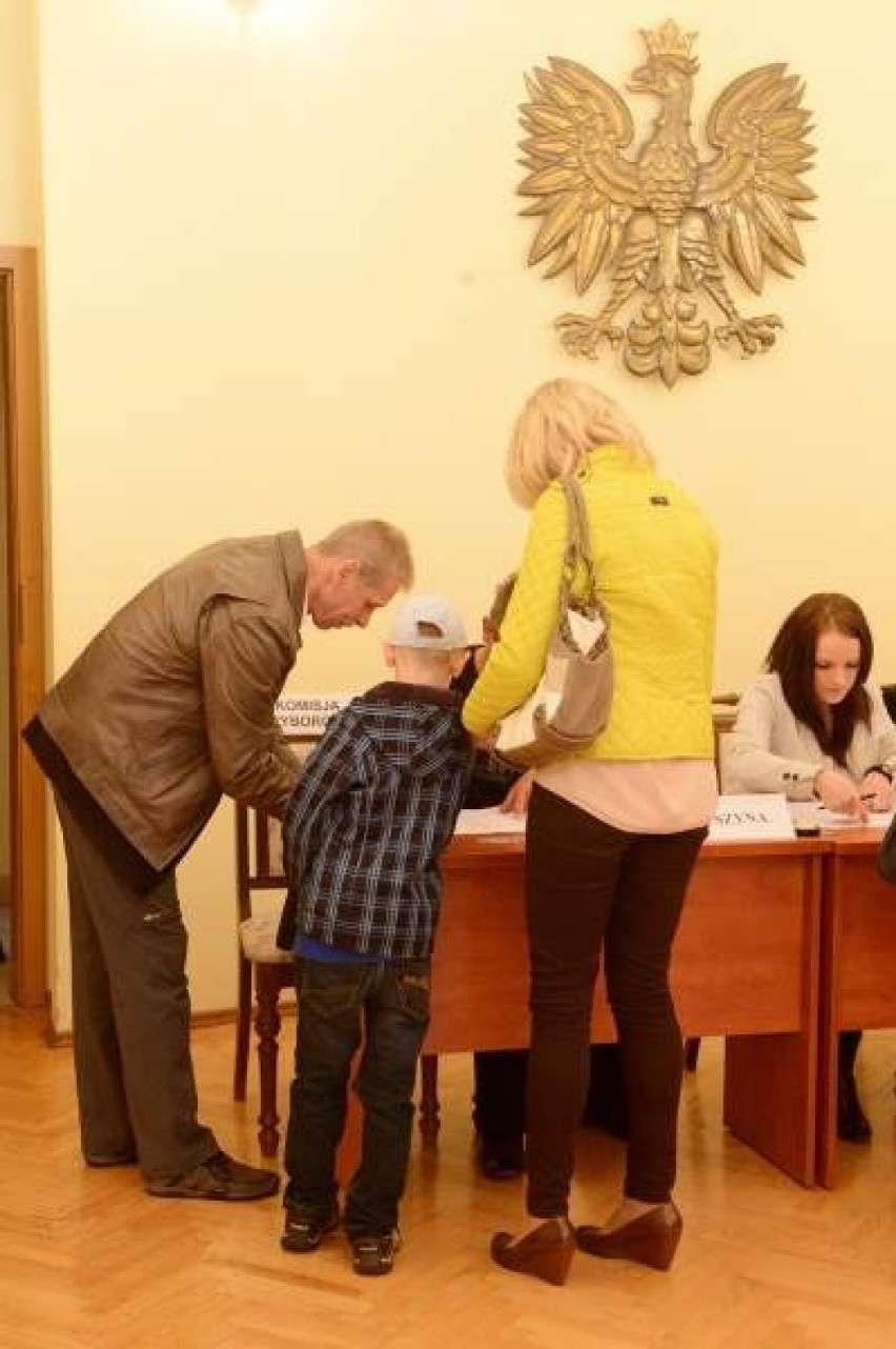 Lokal wyborczy w Ratuszu w Sulechowie
