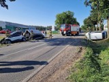 Wypadek na Mazowszu. Zderzyły się trzy auta, jedna osoba w szpitalu. Utrudnienia drogowe