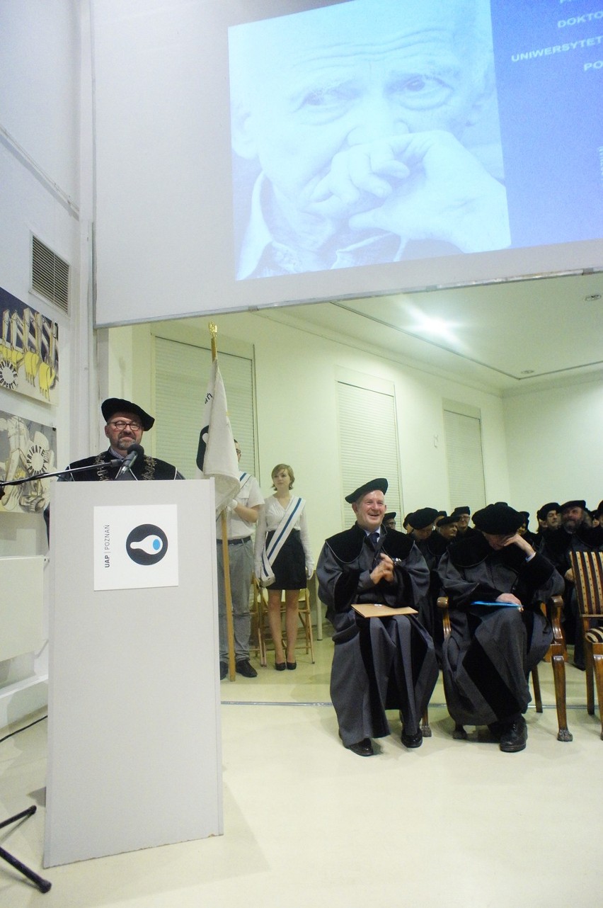 Zygmunt Bauman: Doktor honoris causa Uniwersytetu Artystycznego w Poznaniu [FILM, ZDJĘCIA]
