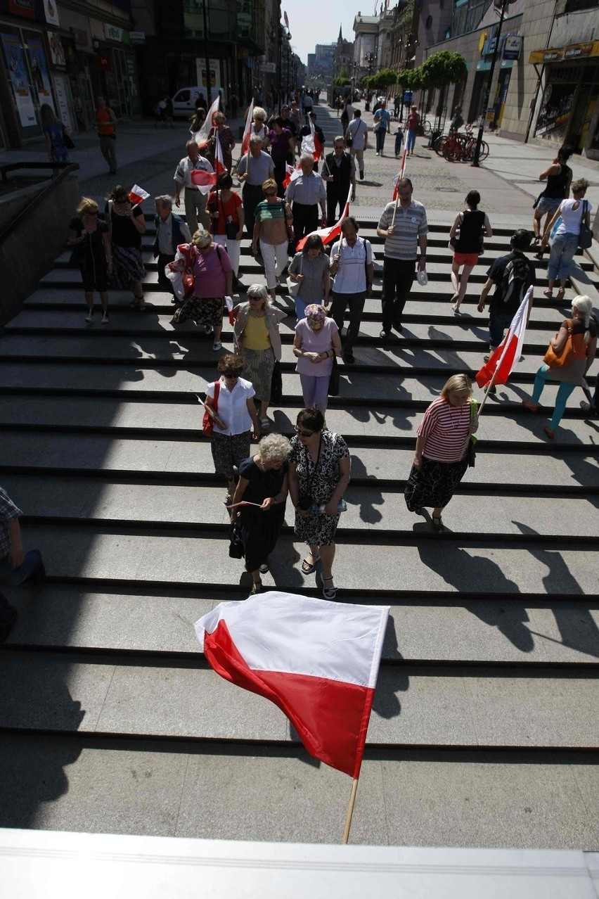 Marsz zwolenników Jarosława Kaczyńskiego nie wypalił