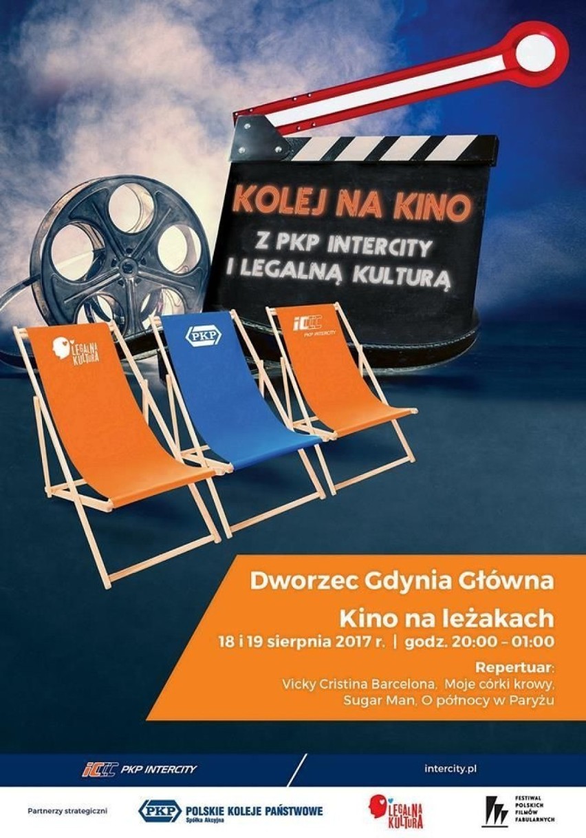 Kino letnie na dworcu Gdynia Główna