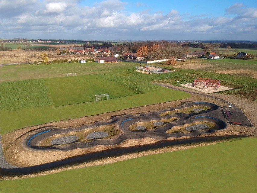 Pump track rowerowy w Obiszowie