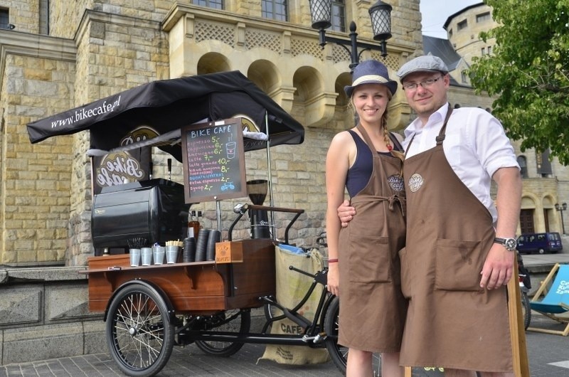 Poznań: Bike Cafe - pierwsza w kraju mobilna kawiarnia na kołach roweru 