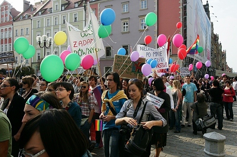 Wrocław: Marszem Równości wyrazili swoje poparcie (RELACJA, ZDJĘCIA)