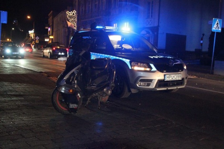 Wypadek na przejściu dla pieszych w Wolsztynie