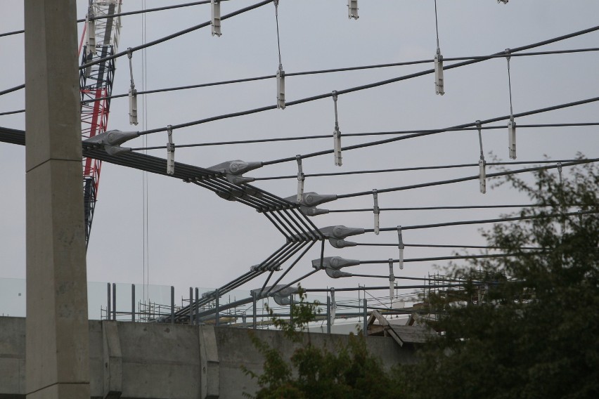 Awaria Big Lift na Stadionie Śląskim