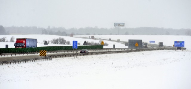 Autostrada A4 w okolicach Legnicy