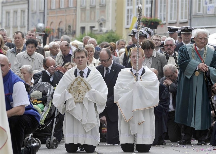 Procesje Bożego Ciała ulicami Gdańska