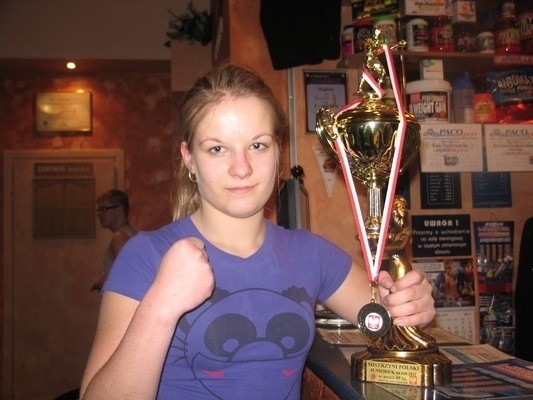 Marlena Mańkowska jest wschodzącą gwiazdą lubelskiego boksu