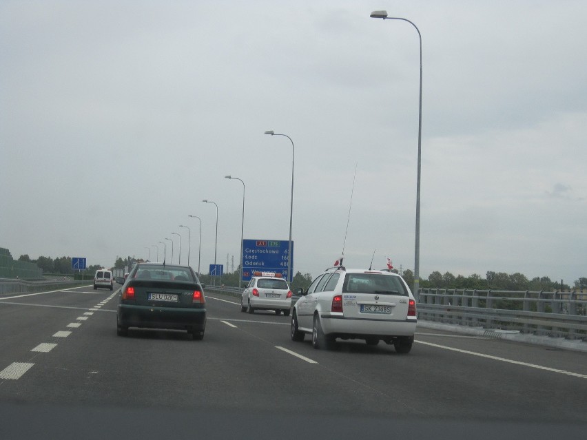 Autostrada A1 do Pyrzowic otwarta! Pierwszy jazda