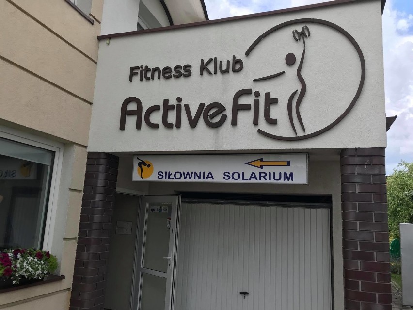 Fitness Klub Active Fit znajdujący się przy ul. Tragutta 30...