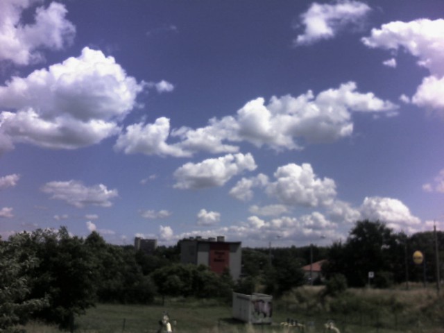 Chmury kłębiaste typu Cumulus