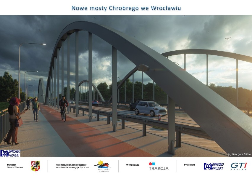 Wizualizacje nowego mostu Chrobrego