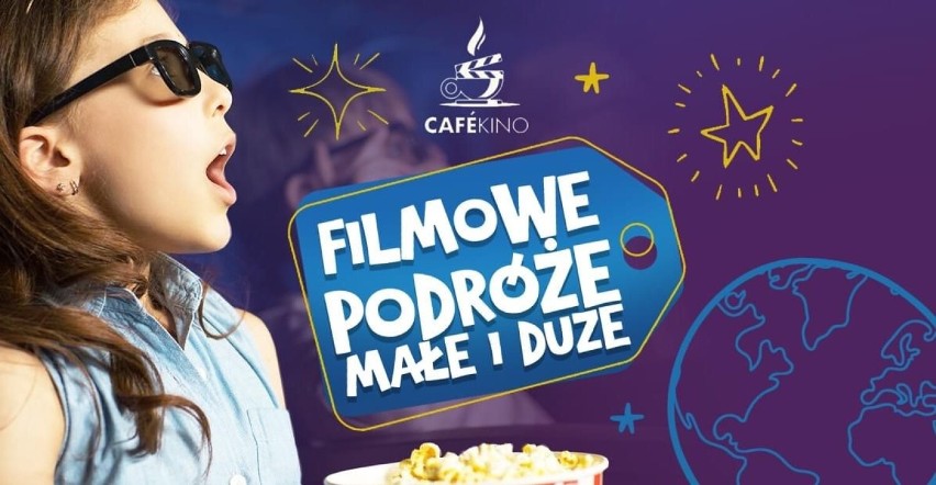 „Filmowe podróże małe i duże” w ferie w Cafe Kino w Bydgoszczy