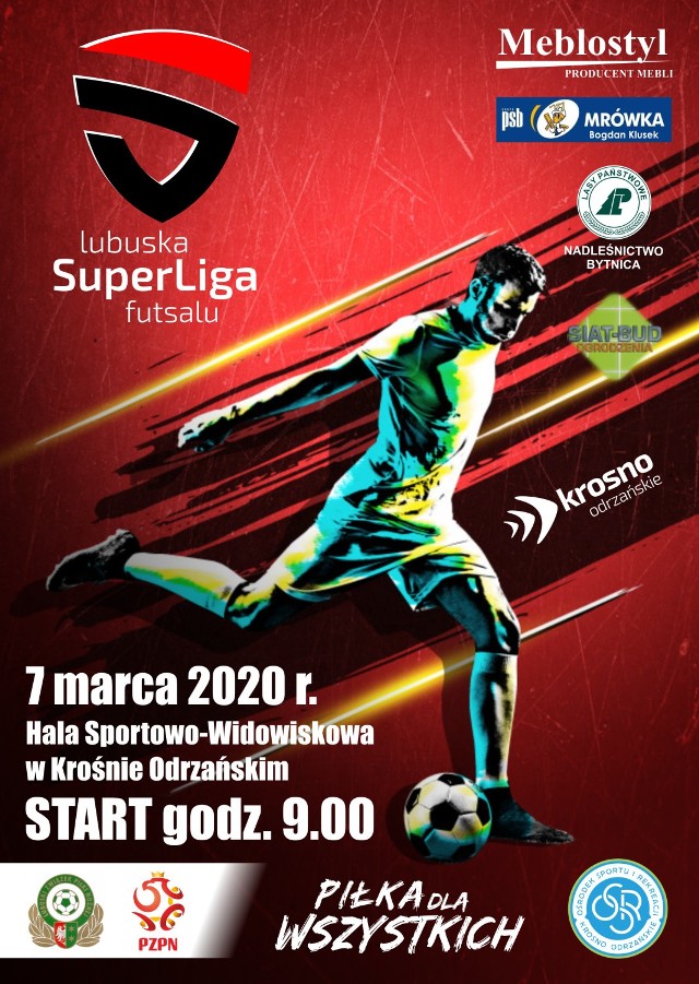 Lubuska SuperLiga Futsalu w Krośnie Odrzańskim już jutro! Plakat oraz kilka zdjęć z poprzedniej odsłony LSF.