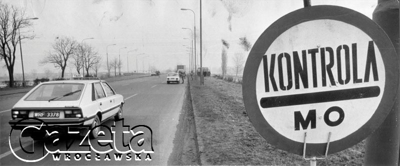 12.08.1982 Kontrola MP na rogatkach miasta (Psie Pole)