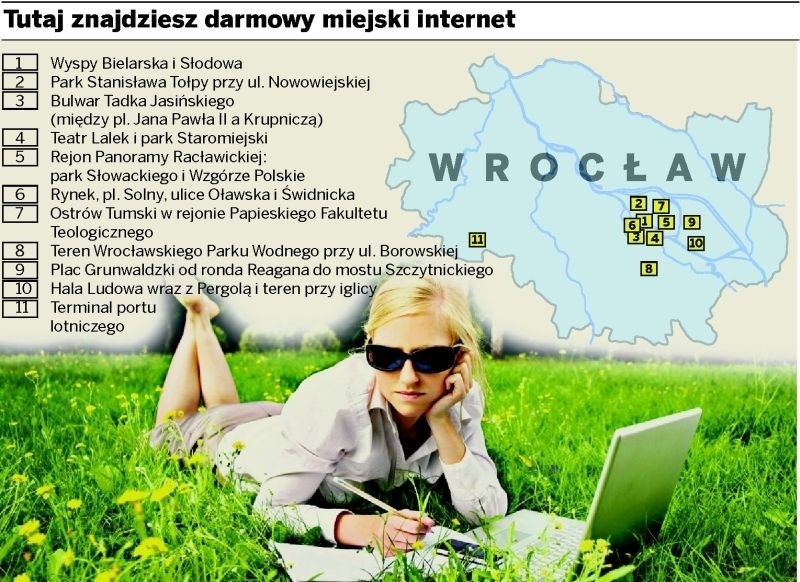 Więcej darmowego internetu we Wrocławiu