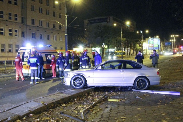 20-latek ranny w wypadku na Kościuszki