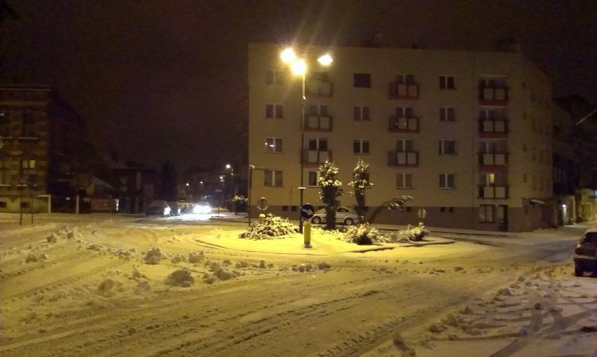 Atak zimy w Tarnowskich Górach