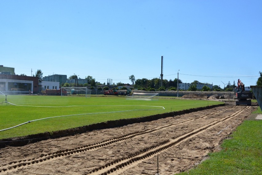 Trwa modernizacja stadionu w Gołańczy