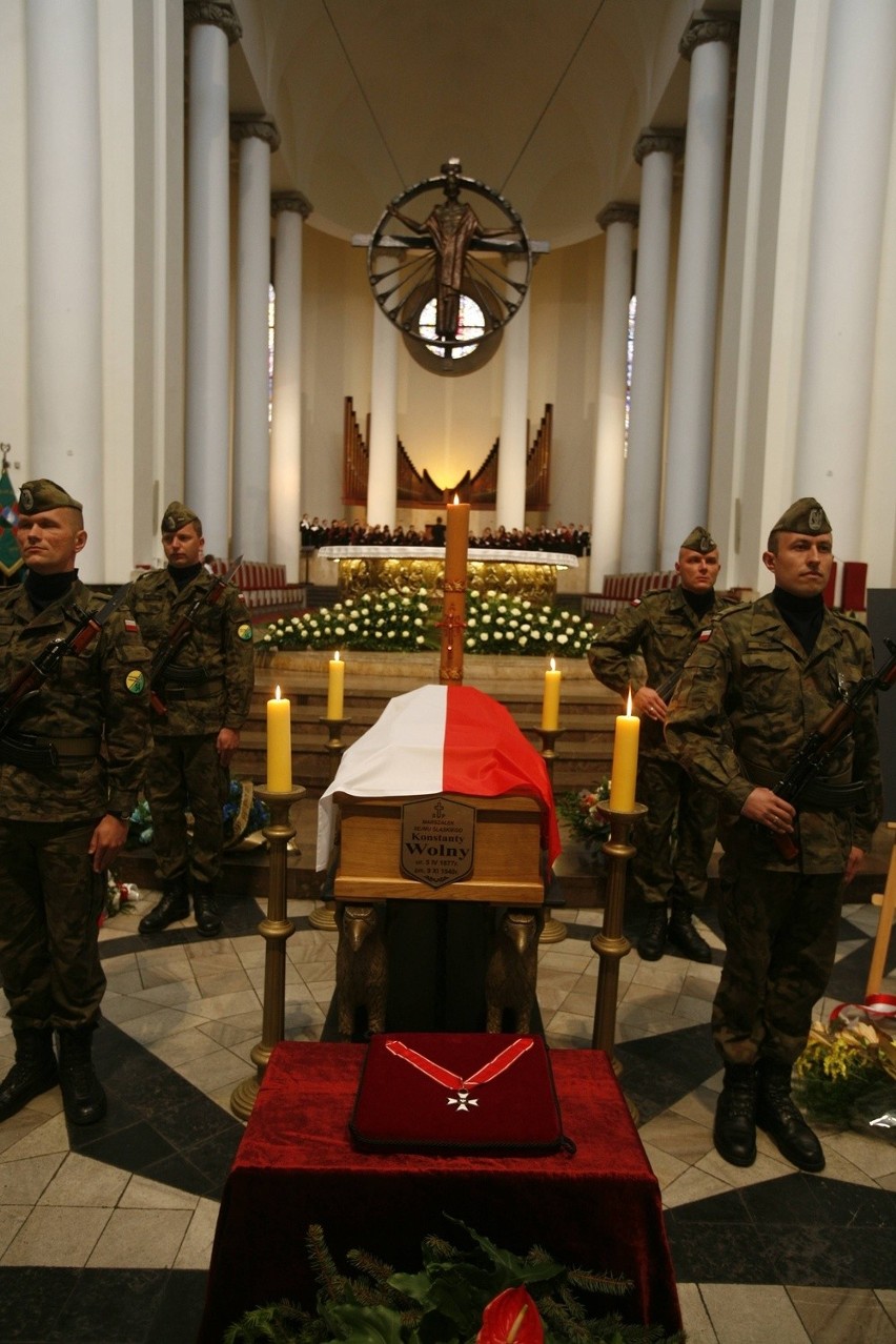 Prochy Konstantego Wolnego spoczęły w Katowicach