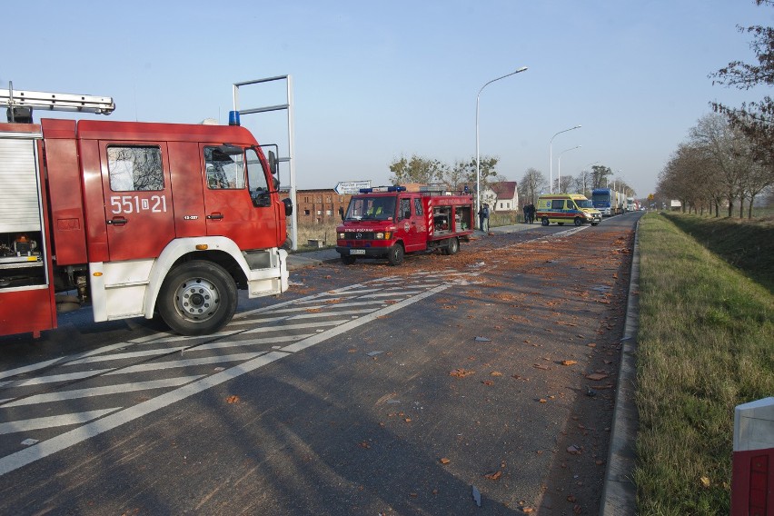 Wypadek na drodze Wrocław-Środa Śląska